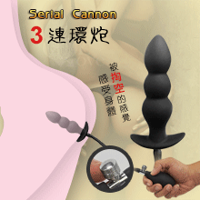 Serial Cannon 3連環炮充氣膨脹後庭擴張肛陰塞﹝前陰後庭通用﹞